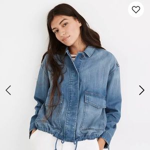 Madewell Jean drawstring jacket size xs - runs big. Never worn new with tags